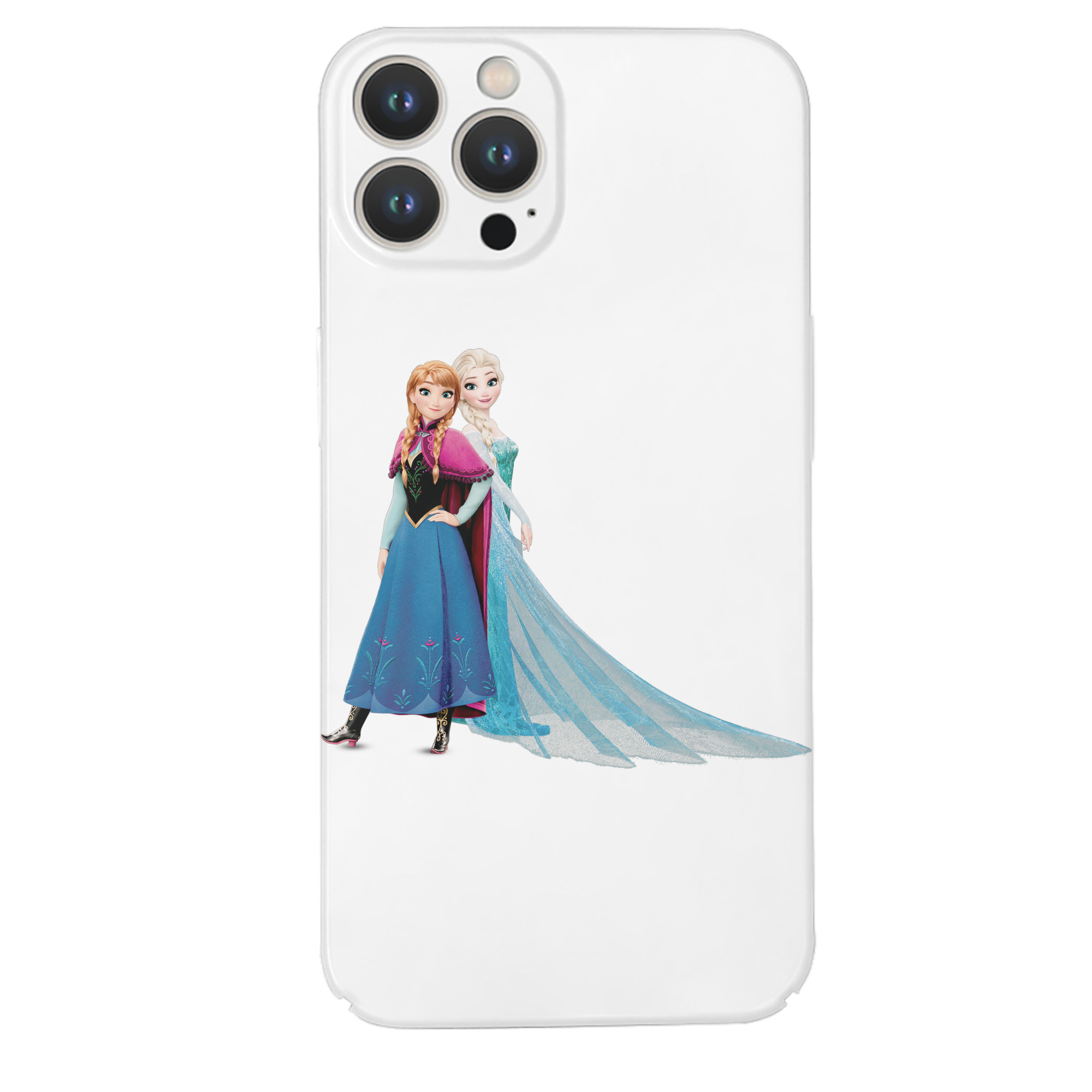 （画像用） アナと雪の女王 アンナ エルサ Frozen Anna Elsa 【iPhone 14シリーズ対応】ハードケース